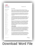 Letter From Dr Beaty - Joint Implant Surgery-Research Foundation