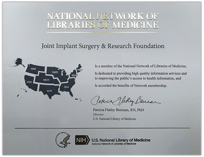 JISRF is a Member of the NIH National Network of Libraries of Medicine