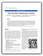 Total Hip Stem Classification System