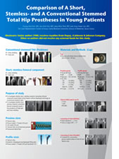 Comparison of A Short Stemless- and A Conventional Stemmed Total Hip Protheses in Young Patients