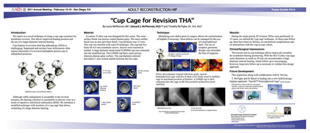 Cup Cage for Revision THA" Adult Reconstruction Hip