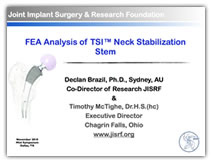 FEA Analysis of TSITM Neck Stabilization Stem